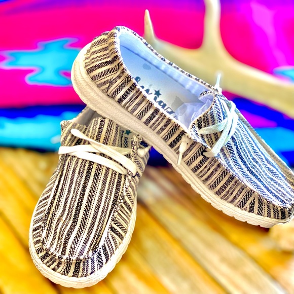 Black White Striped Gypsy Jazz - Picture 2 of 10